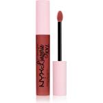 NYX Cosmetics Lip Lingerie XXL течно червило с матиращ завършек цвят 07 - Warm up 4ml