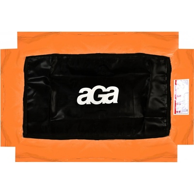 Aga Kryt pružin na obdélníkovou trampolínu 122x183 cm Oranžový