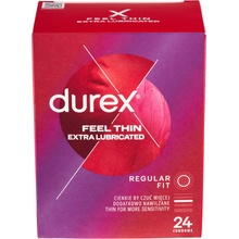 Durex Feel Thin Extra Lubricated 24 ks