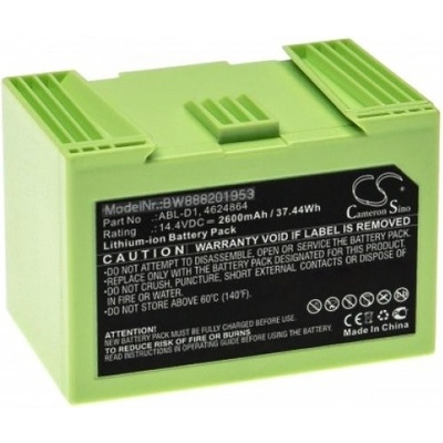 VHBW iRobot Roomba E5 / E6 / I3 / I7 / I8, Li-Ion 2600 mAh
