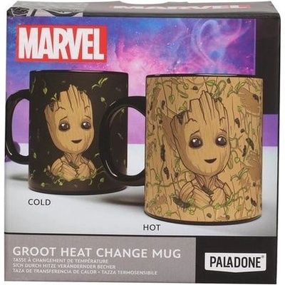 Paladone Hrnek Marvel Groot měnící se 300 ml – Zbozi.Blesk.cz