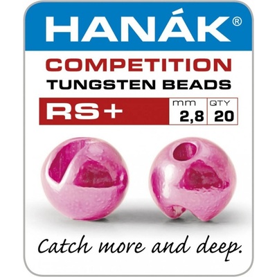 Hanák Competition Tungstenové kuličky RS+ Metalická světle růžová 2,3 mm 20 ks