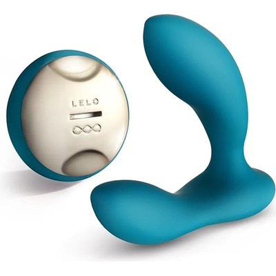 LELO Hugo Prostate Massager анален разширител вибриращ Ocean Blue 11.5 см
