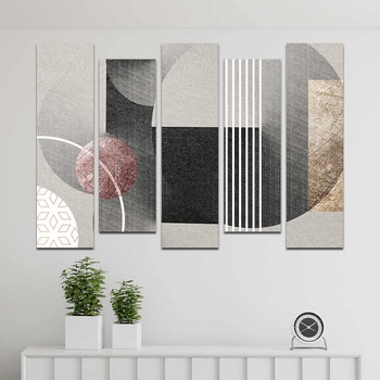 Art gift Декоративен панел за стена Сиви елементи