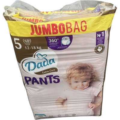 Dada PANTS JUMBOBAG Extra Care 5 JUNIOR 12-18 kg 68 ks