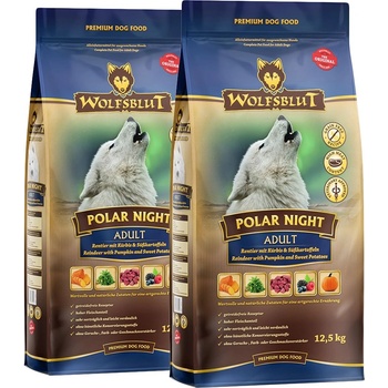 Wolfsblut Полярна Нощ 2 x 12, 5 кг