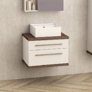 InterCeramic PVC шкаф за баня InterCeramic ICP 6144-2 с две чекмеджета - стенен модел, 61 см (ICP 6144-2)