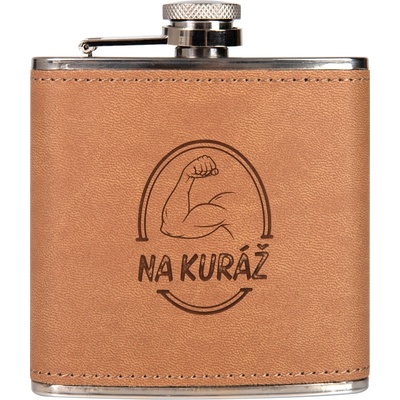 Placatka ALBI NA KURÁŽ Hnědá,Stříbrná