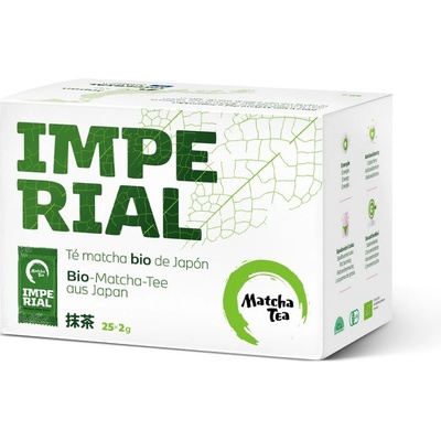 MATCHA TEA Imperial jemne mletý zelený čaj BIO 25 x 2 g
