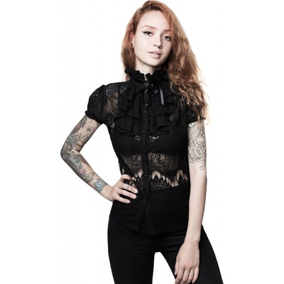 Killstar Liana Ruffle Čierna