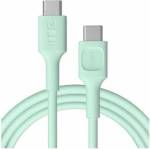 GREENCELL USB-C Cable 2m 100W Greencell PowerFlex Fast Charging PD Mint Green