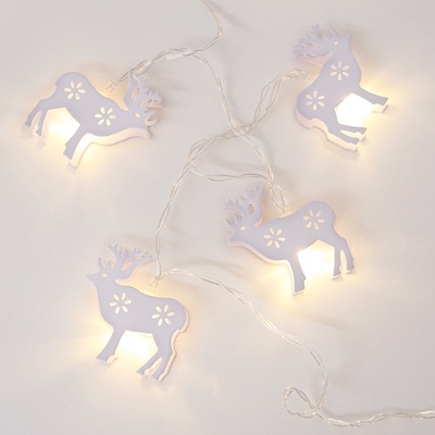 ACA Lighting LED vánoční girlanda Sob teplá bílá 2x AA baterie 160 cm IP20