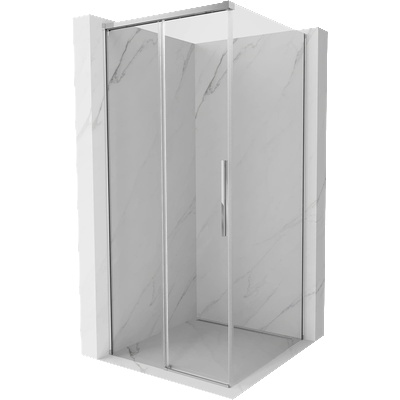 Mexen Rox плъзгаща се душ кабина 95 x 95 см, прозрачна, хром - 8C2-095-095-01-00 (8C2-095-095-01-00)