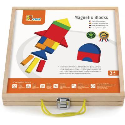 Viga Toys Магнитна мозайка Viga (59687)