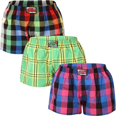 Styx 3PACK dámske trenky klasická guma viacfarebné (3K10812)