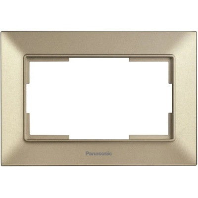 Panasonic РАМКА ЗА ДВОЕН КОНТАКТ БРОНЗ PANASONIC Arkedia Slim (8681224541900)