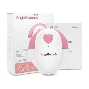 AngelSounds JPD 100S Prenatální odposlech bílá / růžová