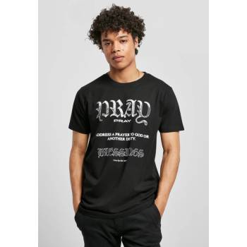 Mister Tee Мъжка тениска в черен цвят Pray Variation Tee black UB-MT1625-00007 - Черен, размер M