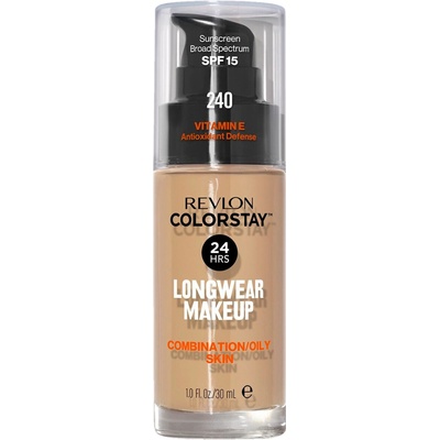 Revlon Colorstay make-up s pumpičkou pre mastnú a zmiešanú pleť medium beige 240 30 ml