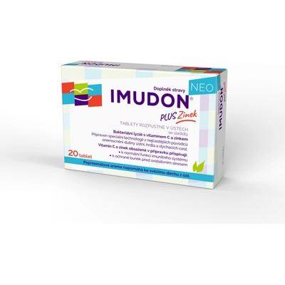 Bioveta Imudon Neo +Zinek 20 tablet