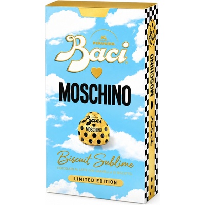 Perugina Baci Moschino mliečne pralinky s kúskami sušienok 150 g