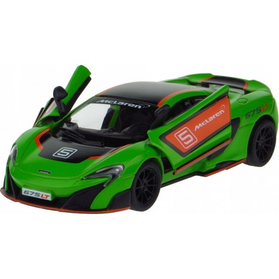 KINSMART McLAREN 675LT ZELENÝ NOVÝ KOVOVÝ MODEL 1:36