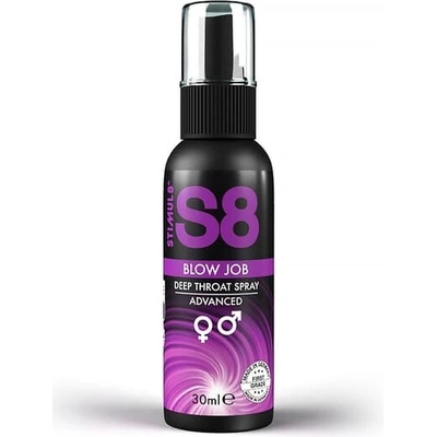 S8 Sprej na hlboký hrdlo 30 ml