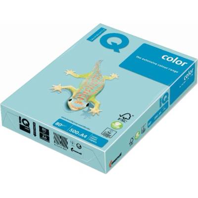 Papír barevný IQ COLOR A4 80 g blankytně modrá / 500 listů