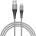 S-Link Кабел S-Link - SL-STM60T (3A, 12W, бързо зареждане, Type-C, 100cm кабел за данни+зарядно, сив) (37191)