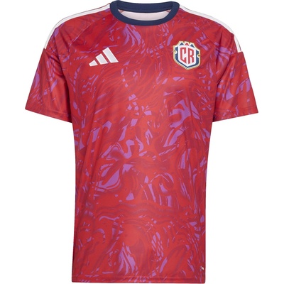adidas Мъжка футболна фланелка Adidas Costa Rica Home Shirt World Cup 2026 Mens - Red/Blue