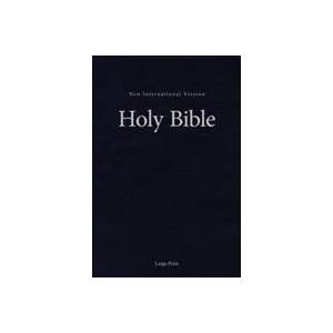 NIV, Pew and Worship Bible, Large Print, Hardcover, Blue | Zondervan (ISBN: 9780310446323)