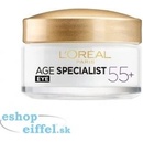 L'Oréal Age Specialist 55 očný krém proti vráskám 15 ml