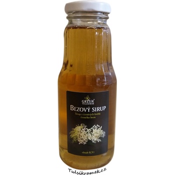 Grešík Natura Bezový sirup 0,33 l