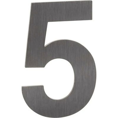 Walteco Domové číslo ""5"" nerez samolepiaci, 50 mm