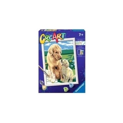 Cre Art painting for children: Dogs 200481 RAVENSBURGER painting by numbers
