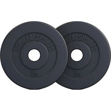 Gorilla Sports poplastované cementové kotúče 2 x 10 kg 51 mm