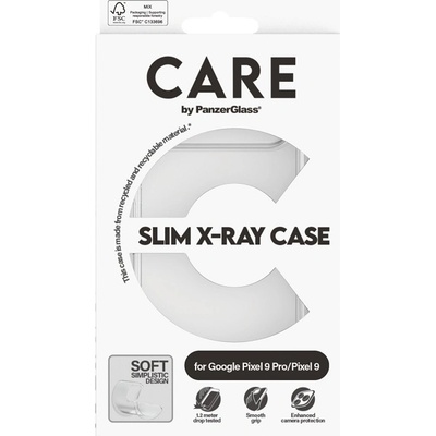 Panzer Калъф CARE - Fashion X-Ray, Google Pixel 9/9 Pro, прозрачен (5715685012556)