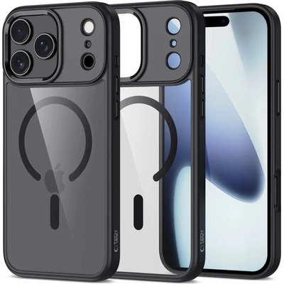 Tech-Protect Калъф Tech-Protect MagMat MagSafe за iPhone 17 Pro - прозрачен черен (5906302319916)