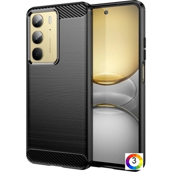 realme 14x / Realme C75 Удароустойчив Carbon Fiber Калъф и Протектор