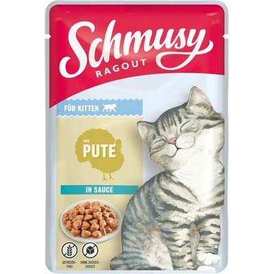 Schmusy Ragout Kitten консерви пуйка в сос 100 г