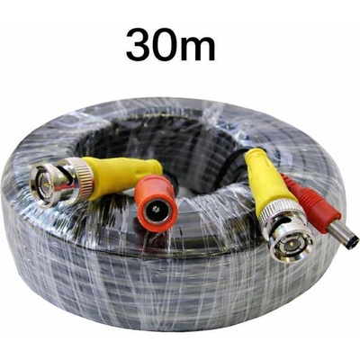 Foxgood Кабел за cctv Камери със Захранване 30м (1120-30)