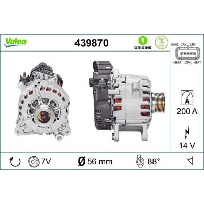 Generátor startéru VALEO 439870