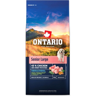 Ontario Senior Large Chicken & Sweet Potatoes 24 kg