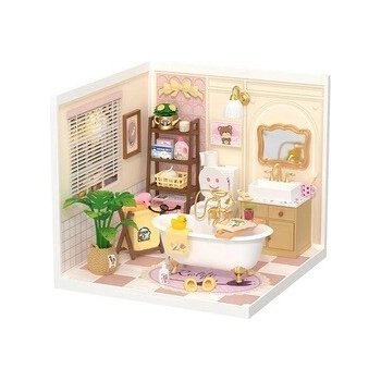 ROBOTIME Rolife DIY House: Kúpeľňa s LED osvetlením 103 dielikov