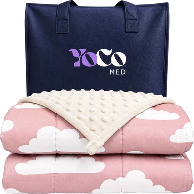 YoCo Zátěžová přikrývka růžová 100x150