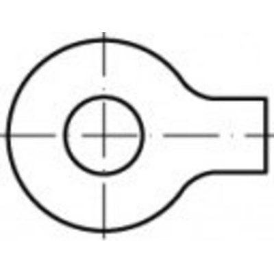 podložka ocel glavanizované zinkom 100 ks TOOLCRAFT TO-5381211