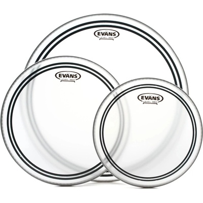 Evans EC2 Clear Tom Pack-Rock 10" 12" 16"