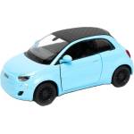 Kinsmart Метална количка Kinsmart - Fiat 500e, 1: 28, синя (54126)