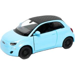 Kinsmart Метална количка Kinsmart - Fiat 500e, 1: 28, синя (54126)