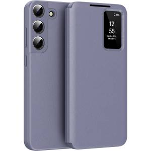 Techsuit Калъф за Samsung Galaxy S22 Plus 5G - SmartView Series - Лилав